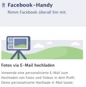 Facebook-Handy