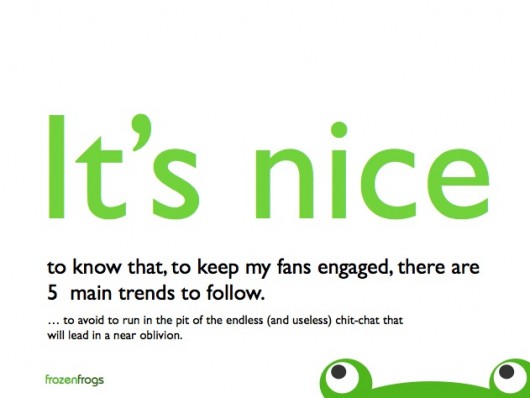 Engagement Trends (Quelle: Frozenfrogs)