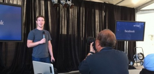 Zuckerberg beim web 2.0 Summit (Bildquelle: Mashable)