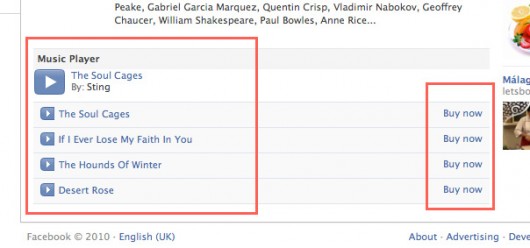 Neuer Musikplayer der Facebook Pages für Bands und Musiker