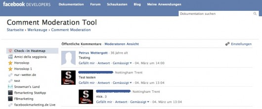Moderations-Tool
