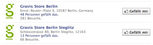 Ein Unternehmen, viele Places und Pages