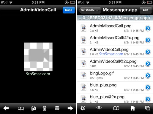 Videochat Spuren in Facebooks neuer App