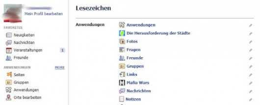 Lesezeichen bearbeiten