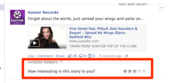 Newsfeed-Feedback