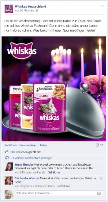 Whiskas Katzentag