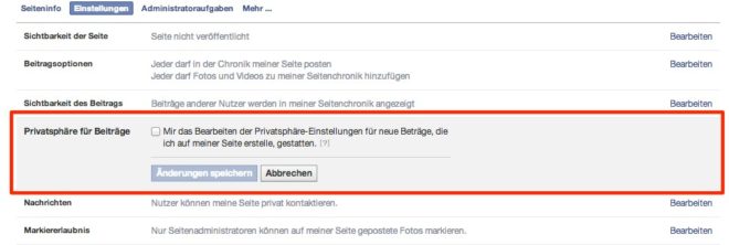 privatsphäre