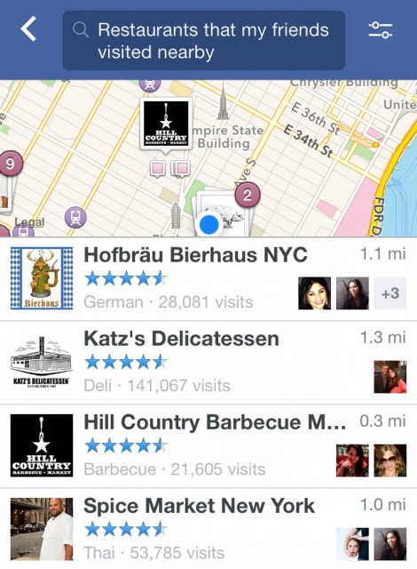 Graph-Search-restaurants