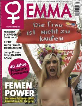 Das Magazin Emma, musste sein Magazincover zensieren, bevor es bei Facebook dafür Werbung machen durfte. Grund waren die sichtbaren Brüste auf dem Magazinumschlag.