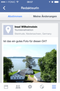 Places Editor unter iOS