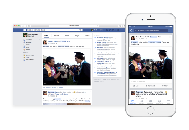 Facebook nach Stichworten durchsuchen