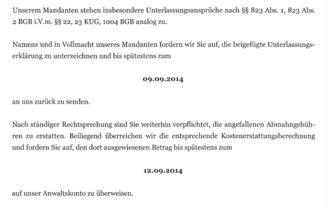 Wenn Sie eine Abmahnung wegen eines Nutzerbeitrags erhalten haben, obwohl Sie für diesen nicht haften, dürfen Sie die Abmahnung zurückweisen. Jedoch setzt Sie eine solche Abmahnung zugleich in Kenntnis über den Rechtsverstoß, so dass Sie diesen unverzüglich beseitigen sollten. Bevor Sie eine Abmahnung zurückweisen, sollten Sie jedoch zur Sicherheit mit einem Rechtsanwalt Rücksprache halten.