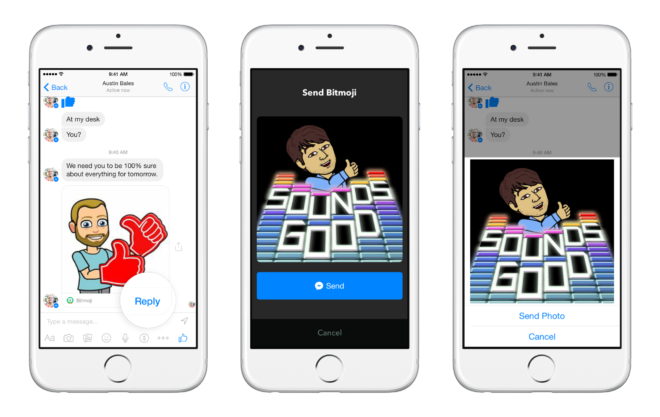 Eine App benutzen ohne den Facebook Messenger zu verlassen