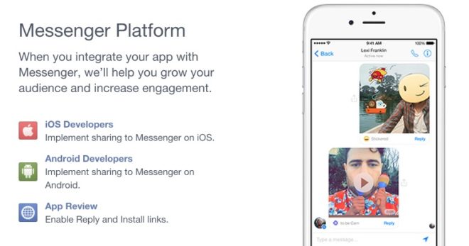 Entwickeln für den Facebook Messenger