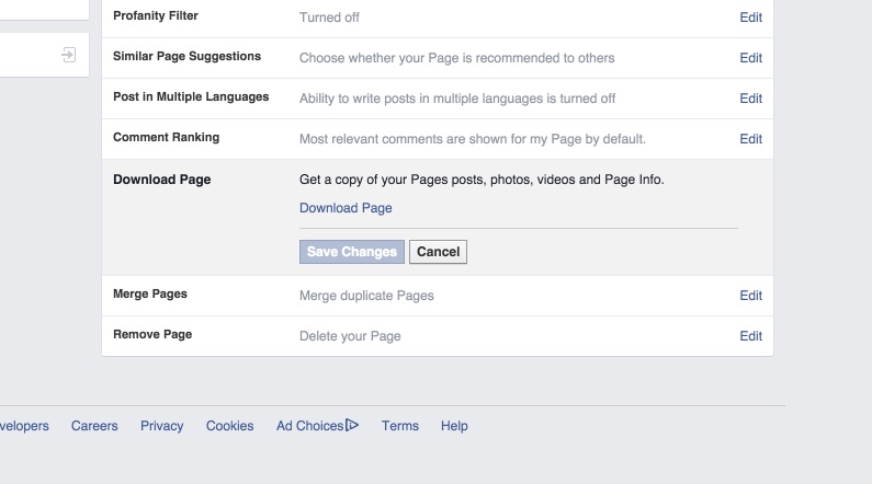 Page Backup