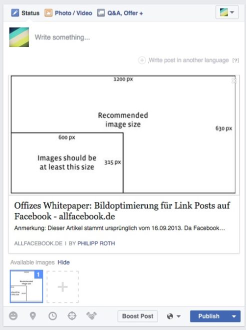 Vorschau-Links