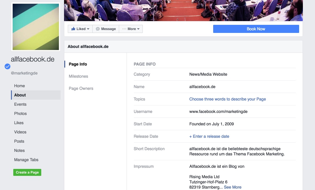 Facebook-tab