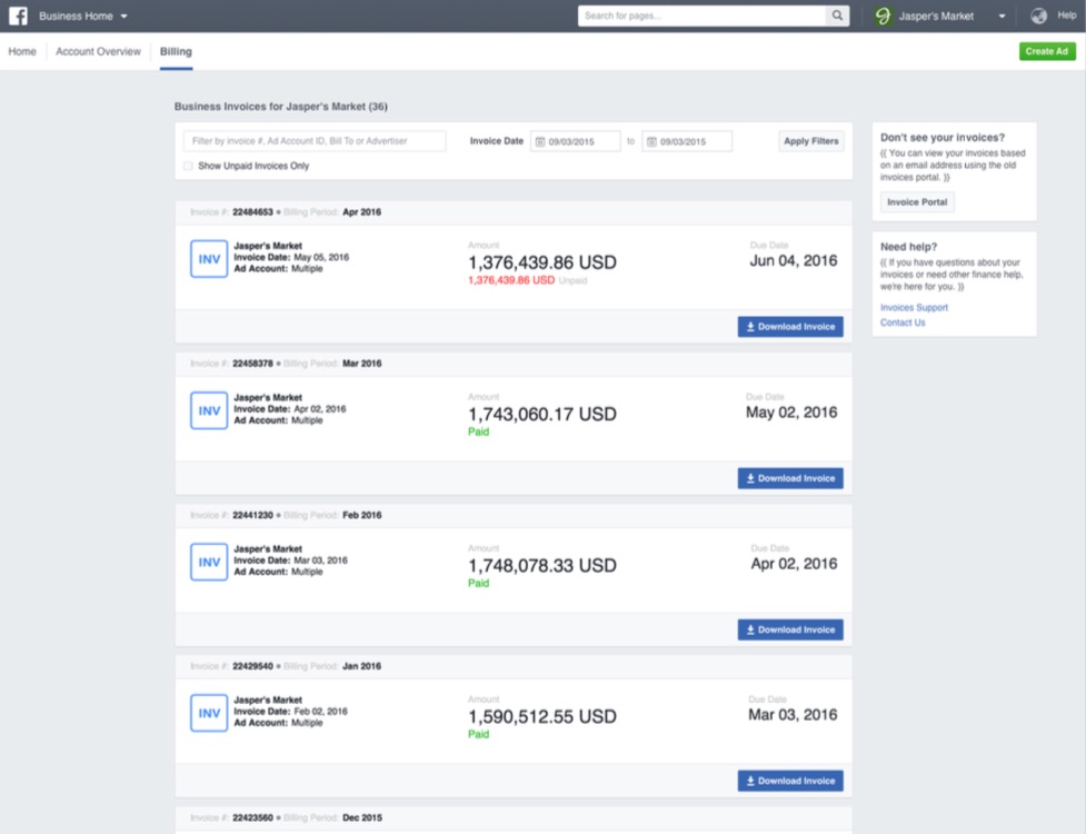 facebook-invoices