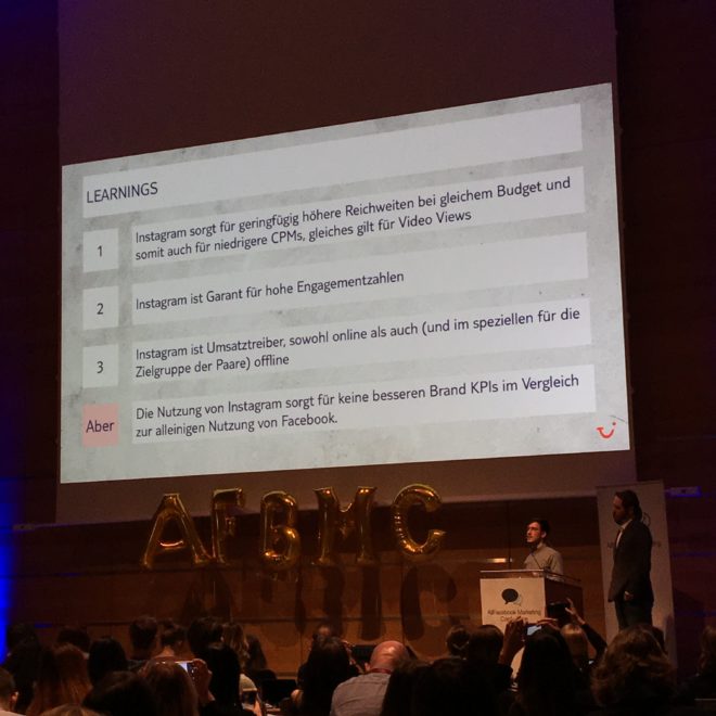 Allfacebook Marketing Conference 2017 in München #AFBMC #TUi