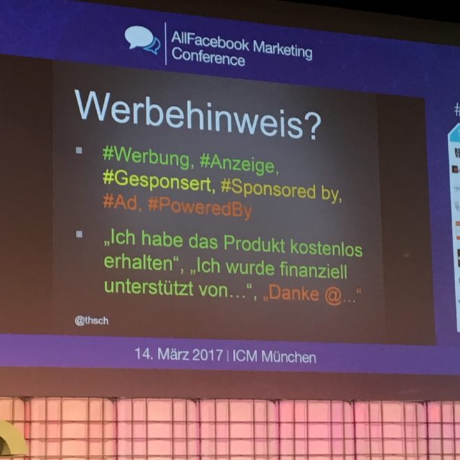 Allfacebook Marketing Conference 2017 in München #AFBMC #ThomasSchwenke