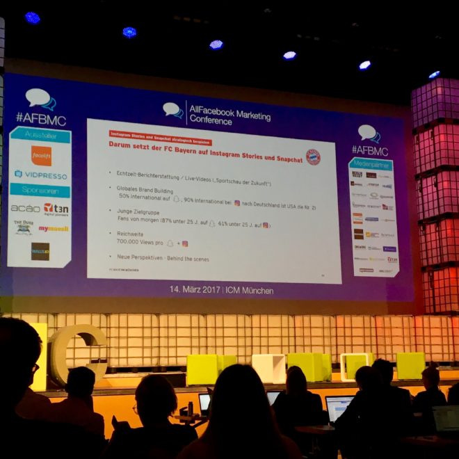 Allfacebook Marketing Conference 2017 in München #AFBMC #FCBayern