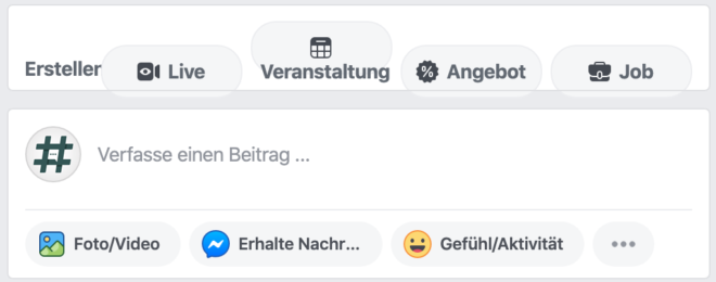 Der Page Publisher begrüßt den Administrator