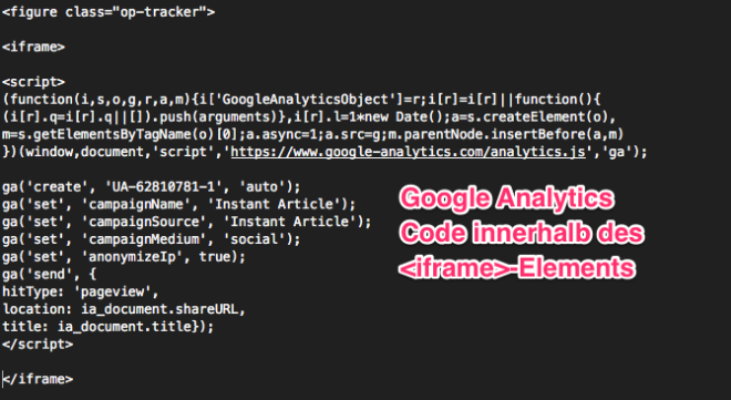 Instant Article Analytics