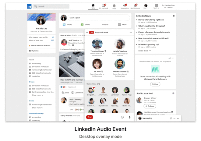 LinkedIn Audio