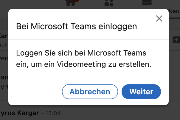 LinkedIn Videocall