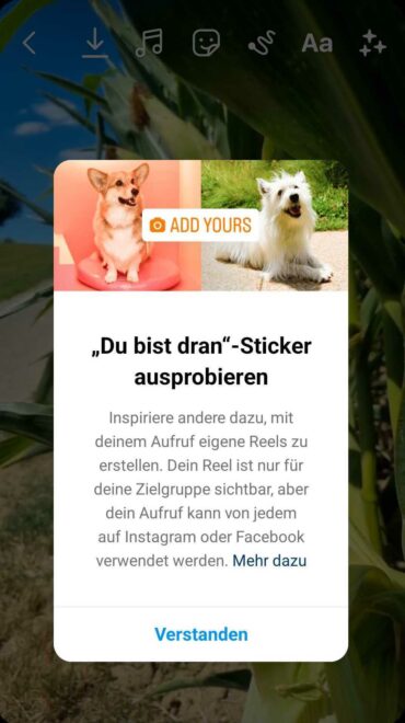 Neue Funktionen bei Instagram Reels