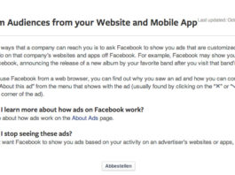 Custom Audience Opt-Out
