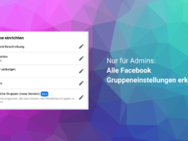 Alle Facebook Gruppeneinstellungen auf einen Blick (Update)